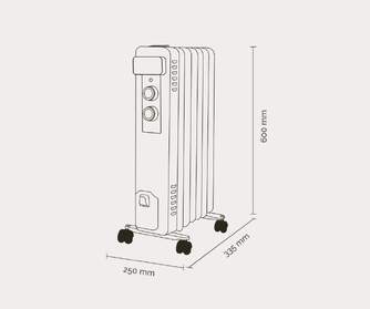 RADIADOR ACEITE ARTICA ARA1500 1500W