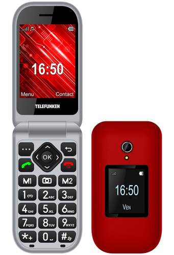 Seniorphone Telefunken S460 Rojo