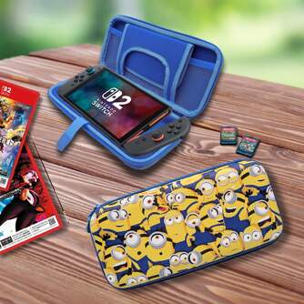 FUNDA NACON RIGIDA SWITCH 2 MINIONS