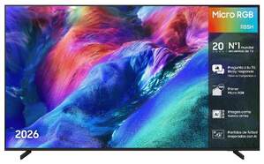 TV Samsung 55" MicroRGB TMR55R85H - 4K Ultra HD, Smart TV Tizen 240 Hz, Altavoces 30W, HDR10