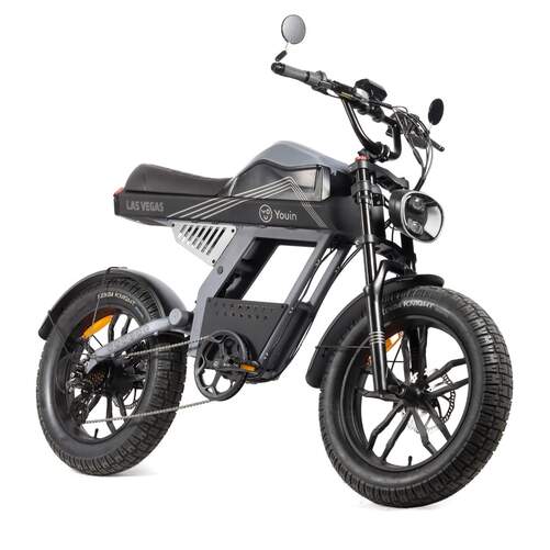 VBicicleta Eléctrica Youin BK7100 Vegas - 250W, 100km aut., Ruedas 20", 25Km/h, Cambio Shimano Atlus