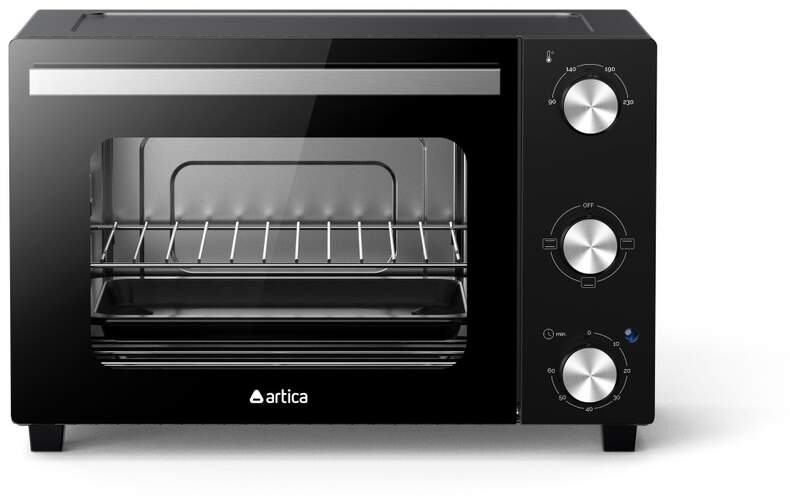 Horno de sobremesa Artica FLOWBAKE - 22L 1300W, 3 Modos, Temporizador, Puerta Doble Cristal