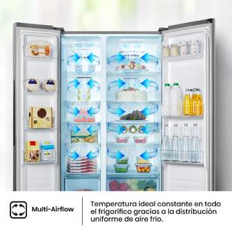 FRI. HISENSE RS677N4BIE 178x91 NF INOX DSP