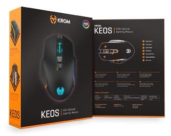 RATON KROM GAMING KEOS RGB RAINBOW