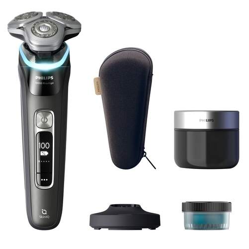 Afeitadora Philips XP9200/30 I9000 - Wet&Dry IA, Sensor de Presión, SkinIQ, Negro