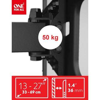 SOPORTE ONE FOR ALL WM2120/21 FIJO 13%%%quot;-23%%%quot; 20KG