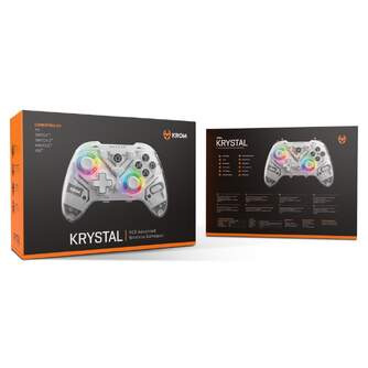 MANDO KROM KRISTAL RGB WIRELESS GAMEPAD