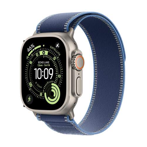 Apple Watch Ultra 3 Azul - 1,93" OLED, GPS+Cellular, 42 h autonomía, correa tela talla S/M