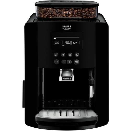 Cafetera Superautom&aacute;tica Krups EA8170 - 1450 W, Ar&aacute;bica, Visualizador LCD, 15 Bares, 1,7 L, Negro