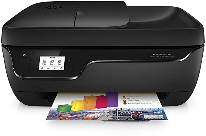 Impresora Multifunción HP Officejet 3833 - Color, 8.5/6ppm