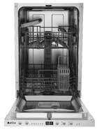 Lavavajillas Integrable Artica ALVI64500D - 47 dB, 45 cm, 10 servicios, Clase E, Inox