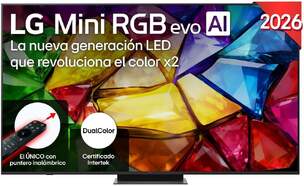 TV LG 75" MicroRGB 75MRGB87BGB - 4K Ultra HD, A8 Gen3, 144 Hz, WebOS26, HDR10