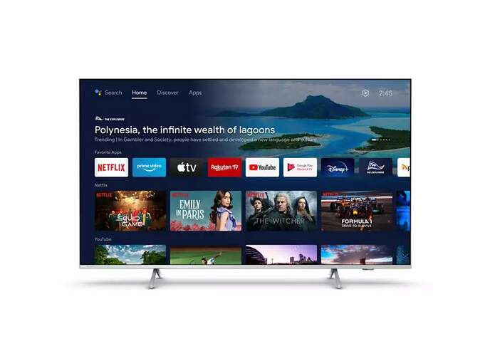 TV 65" Philips 65PUS8507/12 - 4K, AndroidTV, P5 Engine, Ambilight, Dolby Vision /Atmos 20W, HDMI VRR