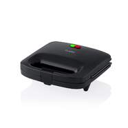 Sandwichera Flama 4910FL - 2 Sándwiches, 750 W, Negro
