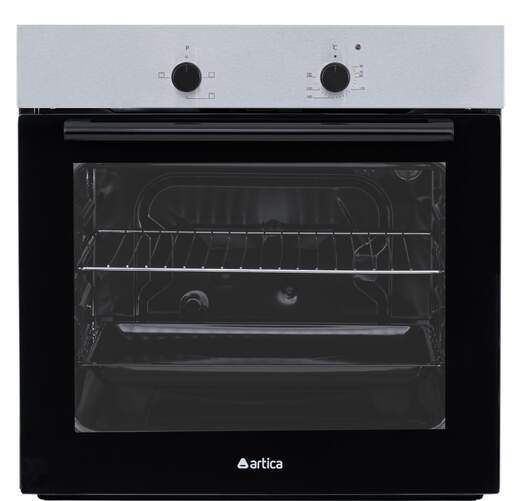 Horno Artica AHB6203X - Clase A, Estático, 62L, Control Mecánico, 3 Funciones