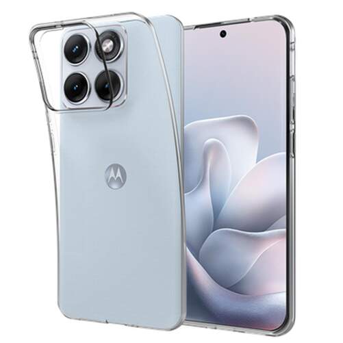 Funda JiC para Motorola Edge 70 Fusion - Transparente, TPU resistente a golpes y rayones
