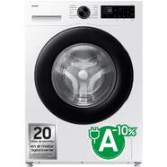 Lavadora Samsung WW90DG5G34AEEC - 9 kg, 1400 rpm, Clase A-10%, 12 Programas, 72 dB, Blanco