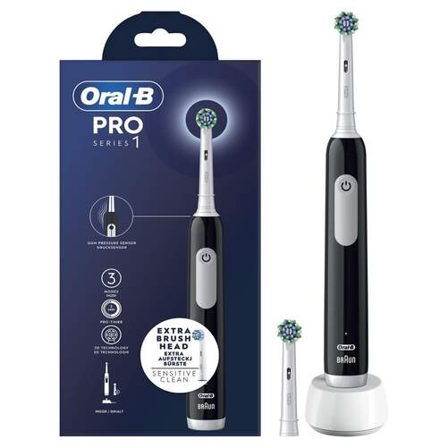 Cepillo Eléctrico Oral B Pro Series 1 Negro + Recambios