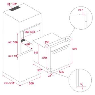 HORNO TEKA HBB535SS INOX 41560040/41560042