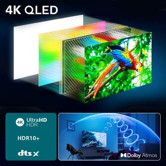 TV PHILIPS 43%%%quot; 43PUS7810 UHD QLED SMART TV HDR10 