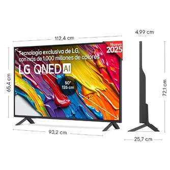 TV LG 50%%%quot; 50QNED82A6B UHD QNED ALFA7 WEOS25