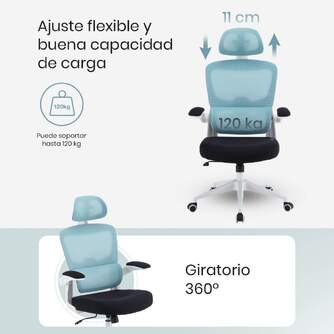 SILLA DE OFICINA WOXTER ERGO BLUE  