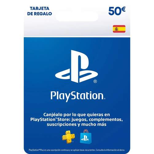 Tarjeta Prepago PlayStation Live Card Dual - Valor de 50€