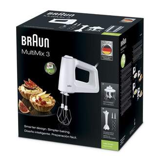 BATID. AMASADORA BRAUN HM3135WH 500W BOL 0,5L BCA