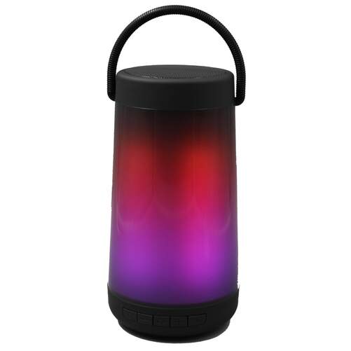 Altavoz Denver BTL-311 - Bluetooth, RMS 5 W, 1200 mAh, Luz multicolor, Negro