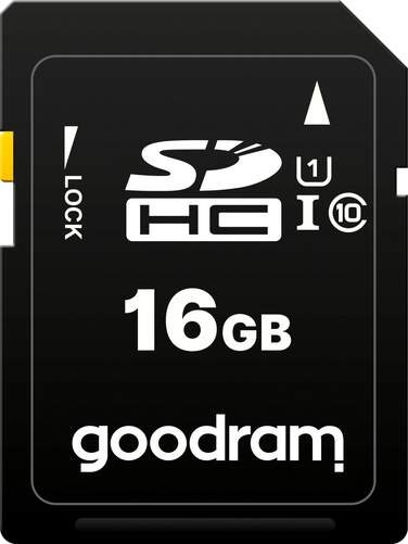 Tarjeta de memoria Goodram SD 16GB - C10 Clase 10 UHS U1, 100 mb/s lectura, 12 mb/s grabaci&oacute;n