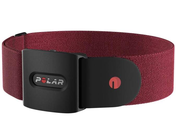 Cinta Frecuencia Polar Verity Sense - Optical Heart Rate, Tallas M-XXL, Rojo
