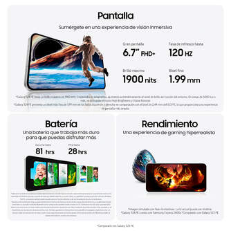 SMARTPHONE SAMSUNG S24 FE 8/256 6,7%%%quot; BLUE