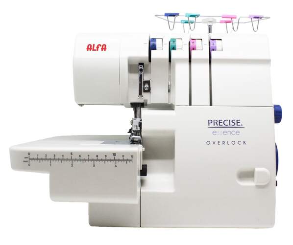 Remalladora Alfa Overlock Essence - 100 W, 1300 puntadas por minuto, ancho puntada 3,5-7 mm