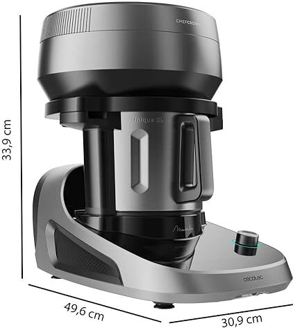Robot de cocina multifunción Cecotec 04702 - Mambo Cooking, Total Gourmet, 2200 W