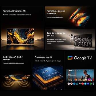 TV XIAOMI 100%%%quot; MAX 2025 UHD QLED GOOGLETV 144HZ