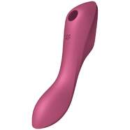 Satisfyer Curvy Trinity 3 Rojo - 3 Motores, Ondas Presión y Vibración, 11 Intensidades, 12 Programas