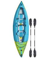 Kayak Nilox Barca Elua Azul - 3,4 m largo, 4 asas, 2 asientos, hasta 200 kg