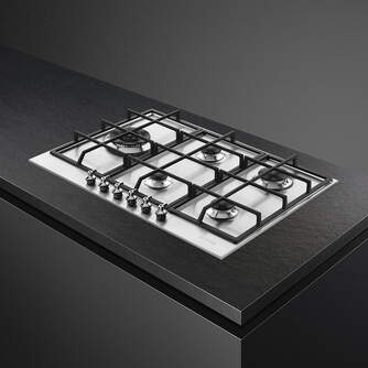 ENCIM. SMEG PX375L 5F 70/75CM GAS NAT INOX