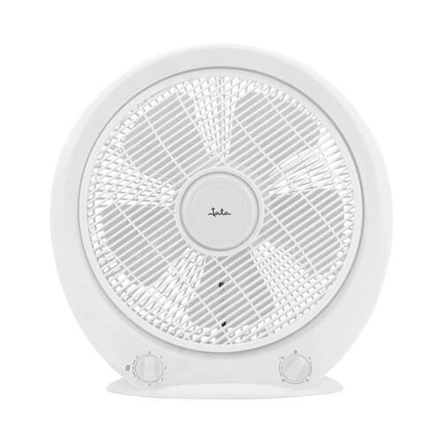Ventilador Box Jata JVVS3115 - 40 W, 40cm, 3 velocidades, 5 aspas, temporizador, blanco