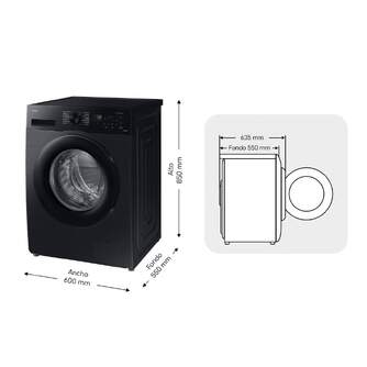 LVD. SAMSUNG WW90CGC04DABEC 9K NEGRA