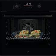 Horno Pirolítico AEG TU5PB41FSK - 72 L, Clase A++, 3490 W, Display, Diferido, Negro