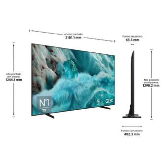 TV SAMSUNG 98%%%quot; TQ98Q7F UHD QLED SMARTTV IA HDR10 