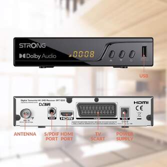 TDT STRONG SRT8250 4K ULTRAHD DVB T2 USB REC