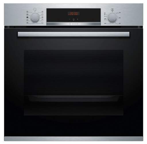 Horno Bosch HRA512ES0 - Clase A, 8 Funciones, Vapor, Guía Telescópica, Negro