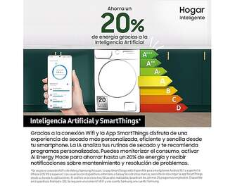 SECADORA SAMSUNG DV90DG6845LBU3 9K BC NEGRA