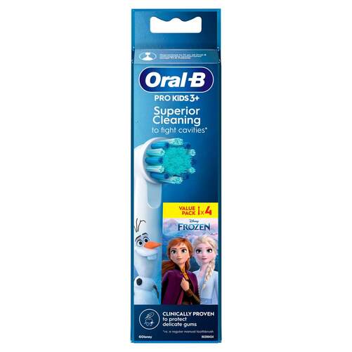 Recambio Dental Oral-B Pro Kids 3+ - 4 recambio cabezales Frozen