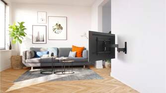 SOPORTE TV VOGELS TVM 3643 FULL MOTION LARGE NEGRO