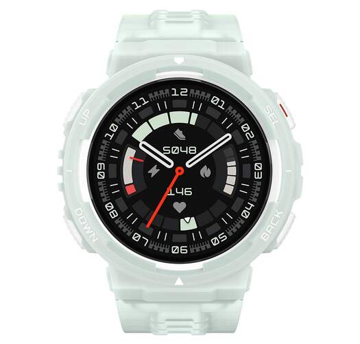 Smartwatch Amazfit Active Edge - Zepp OS, TFT, 1,32", 370 mAh, Resistente al agua, Menta