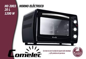 HORNO SOBREMESA COMELEC HO2003 20L NEGRO