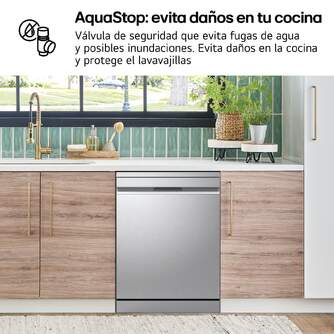 LVJ. LG DF375HVS 3%%%#186;B 6P 60CM QUADWASH INOX